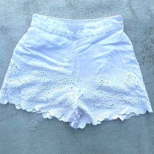 BRAND NEW Sim & Sam White Eyelet Shorts